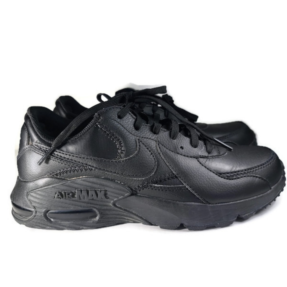 Nike Air Max Excee Leather DB2839-001 Black Men's Size 6.5 Women’s Size 8